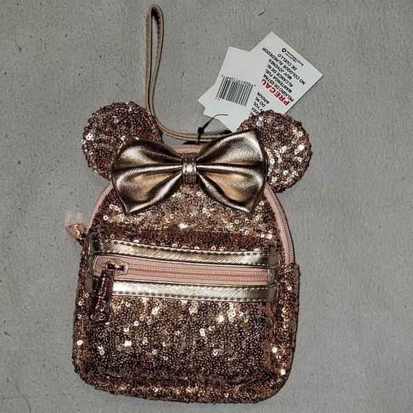 Loungefly Handbags - Disney Parks Loungefly Wristlet - Rosegold